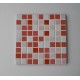 Piastrella Mosaico Stratos Rosso 20 x 20